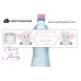 Pink and Grey Elephant Baby Shower water bottle labels,(9ebb)